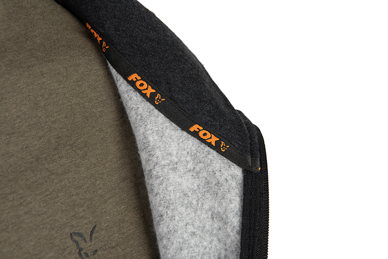 Gilet Fox Collection LW Hoody Black & Orange