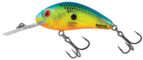 Salmo Rattlin Hornet 4,5cm Floating - Clear Blue Chartreuse