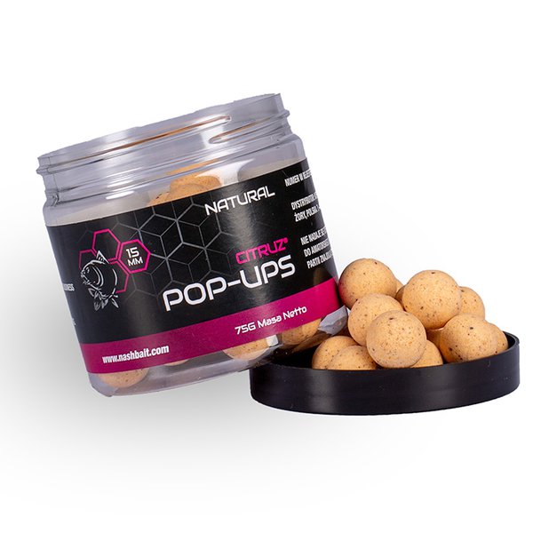 Bouillettes Flottantes Nash Citruz Pop Ups Natural 75g