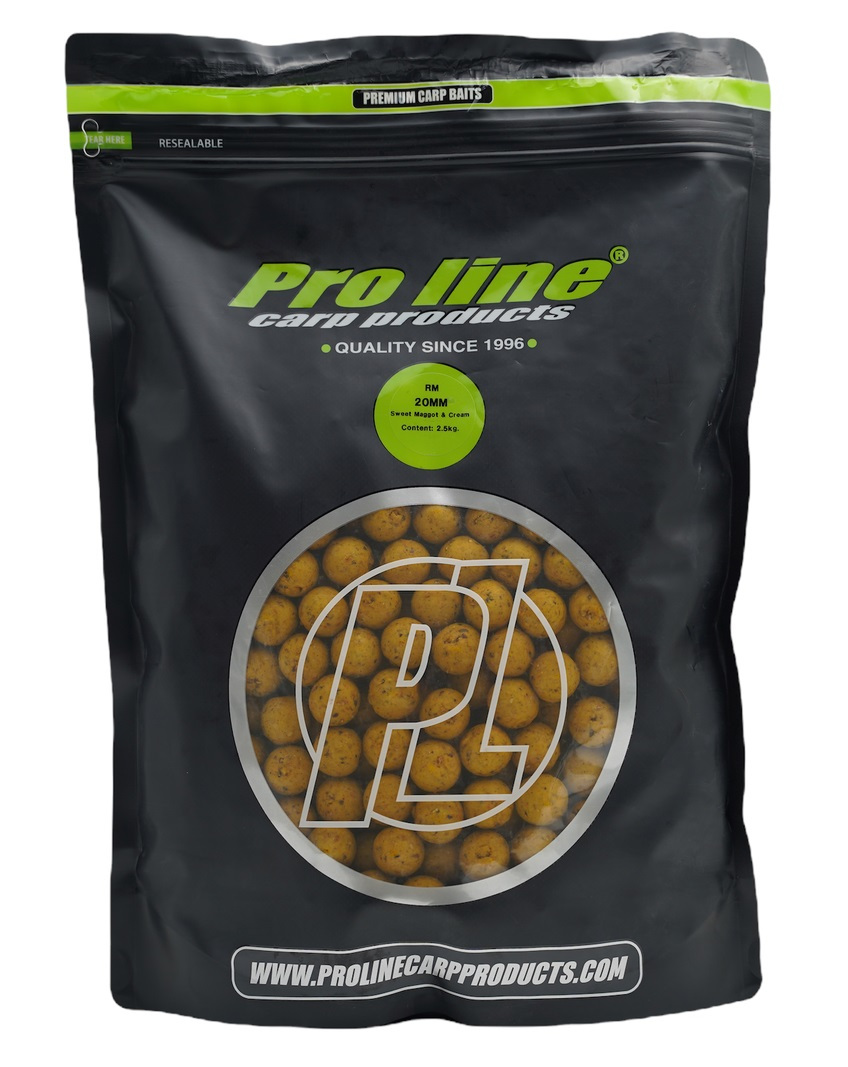 Bouillettes Pro Line Sweet Maggot & Cream Boilies (1kg)