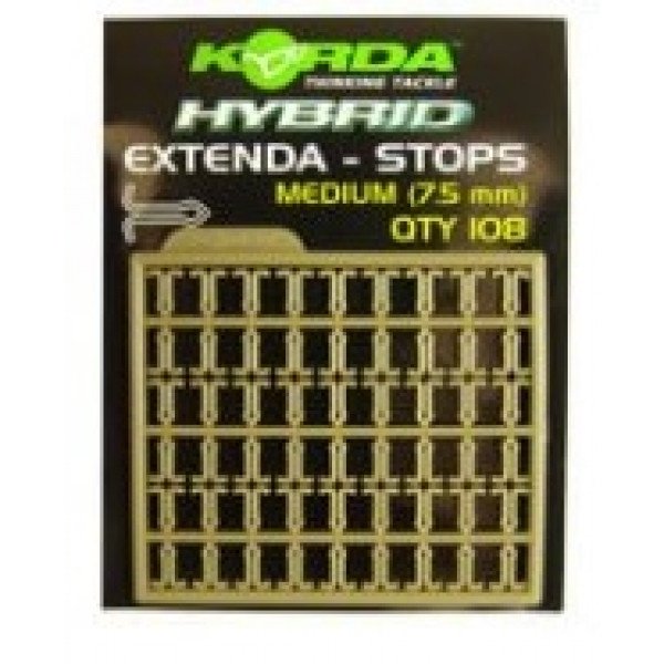 Korda Bait Extenda Stops - Medium     Couleur transparent !! Ce n'est pas la couleur indiquée sur la photo !
