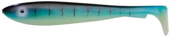 Svartzonker McRubber Shad 17 cm, 3 pièces - C13 - Glow Mackerel