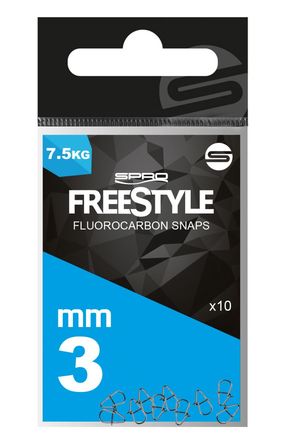 Agrafes Spro Freestyle Reload Acier Inoxydable Fluorocarbon (10 pièces)
