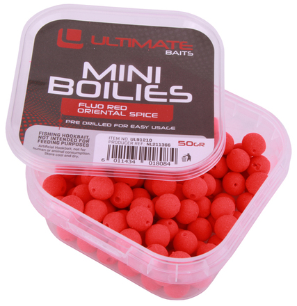 Mini Bouillettes Pré-percées Ultimate Baits 9mm