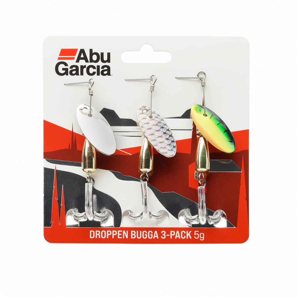 Set de 3 Spinners Abu Garcia Droppen Bugga - 5.0g