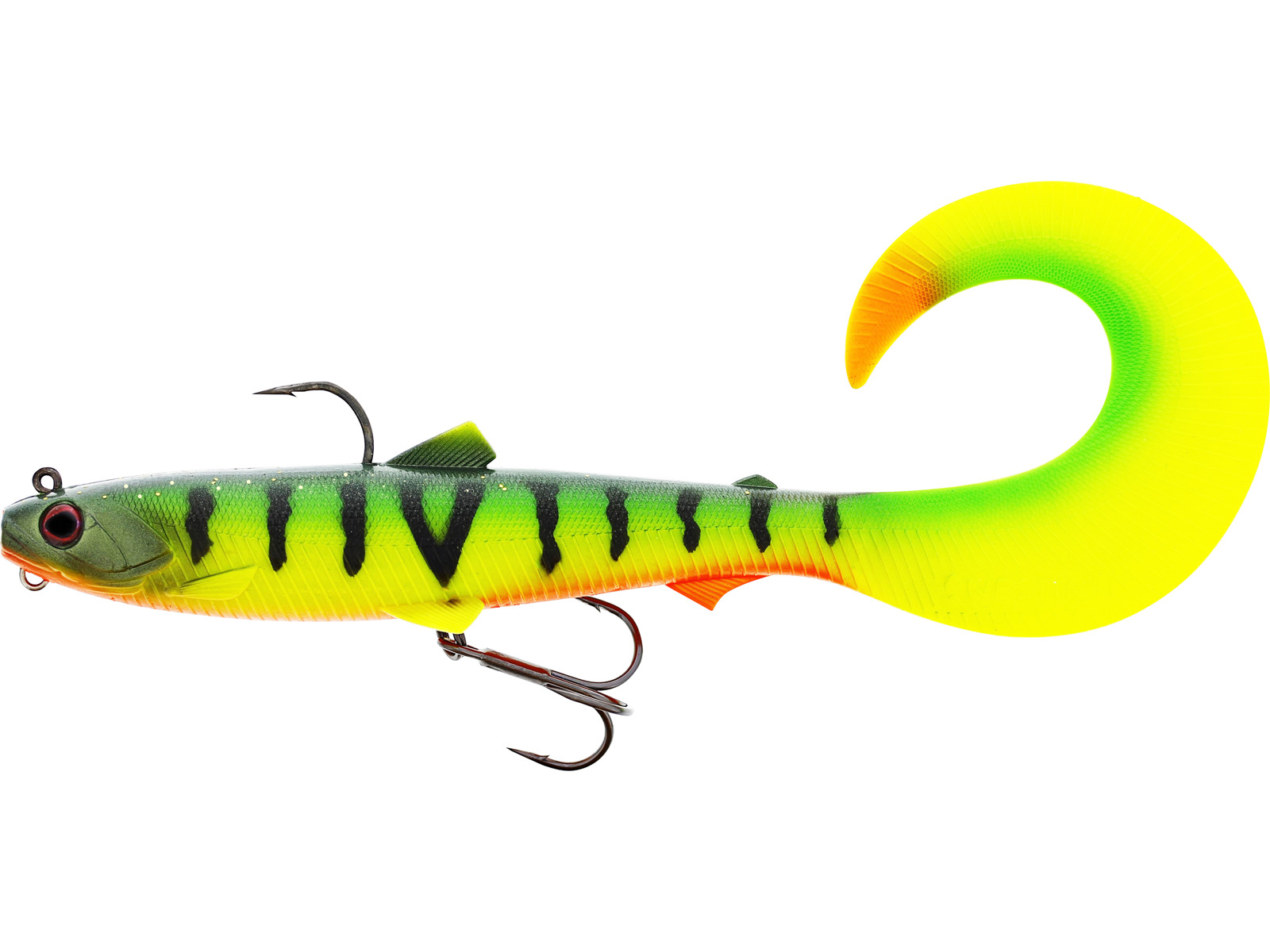 Leurre souple coulant Westin Bullteez Curltail R 'N R 21 cm (73g) - Sinking Tiger Perch