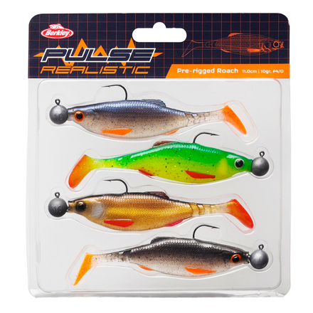 Leurres prémontés Berkley Pulse Realistic Roach (4 pièces)