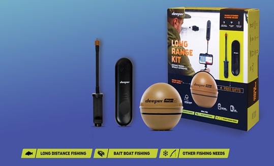 Kit pour bateau amorceur Deeper Long Range Fishfinder