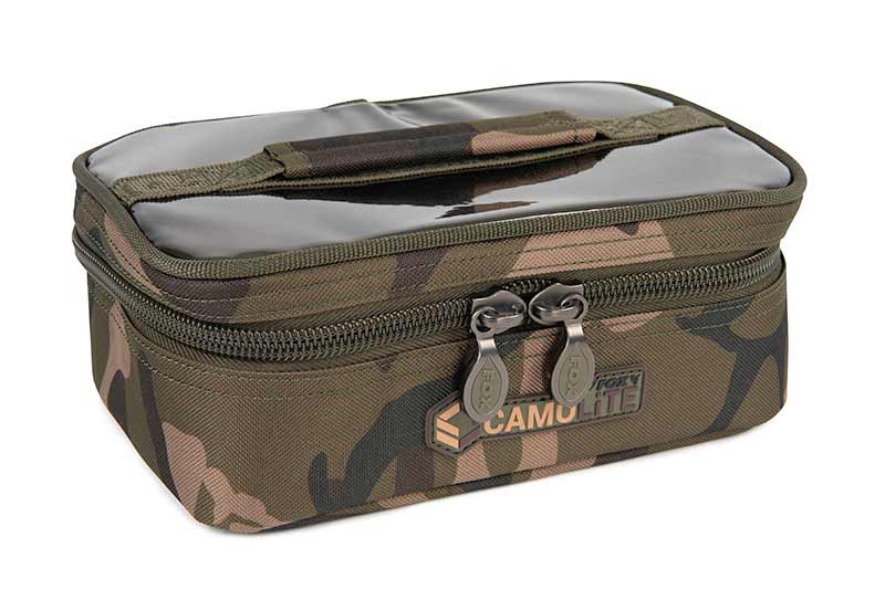 Trousse Fox Camolite 8 Pot Hookbait Case (Incl. 8 Pots)