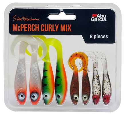 Abu Garcia Svartzonker McPerch Curly Mix (8 pièces)