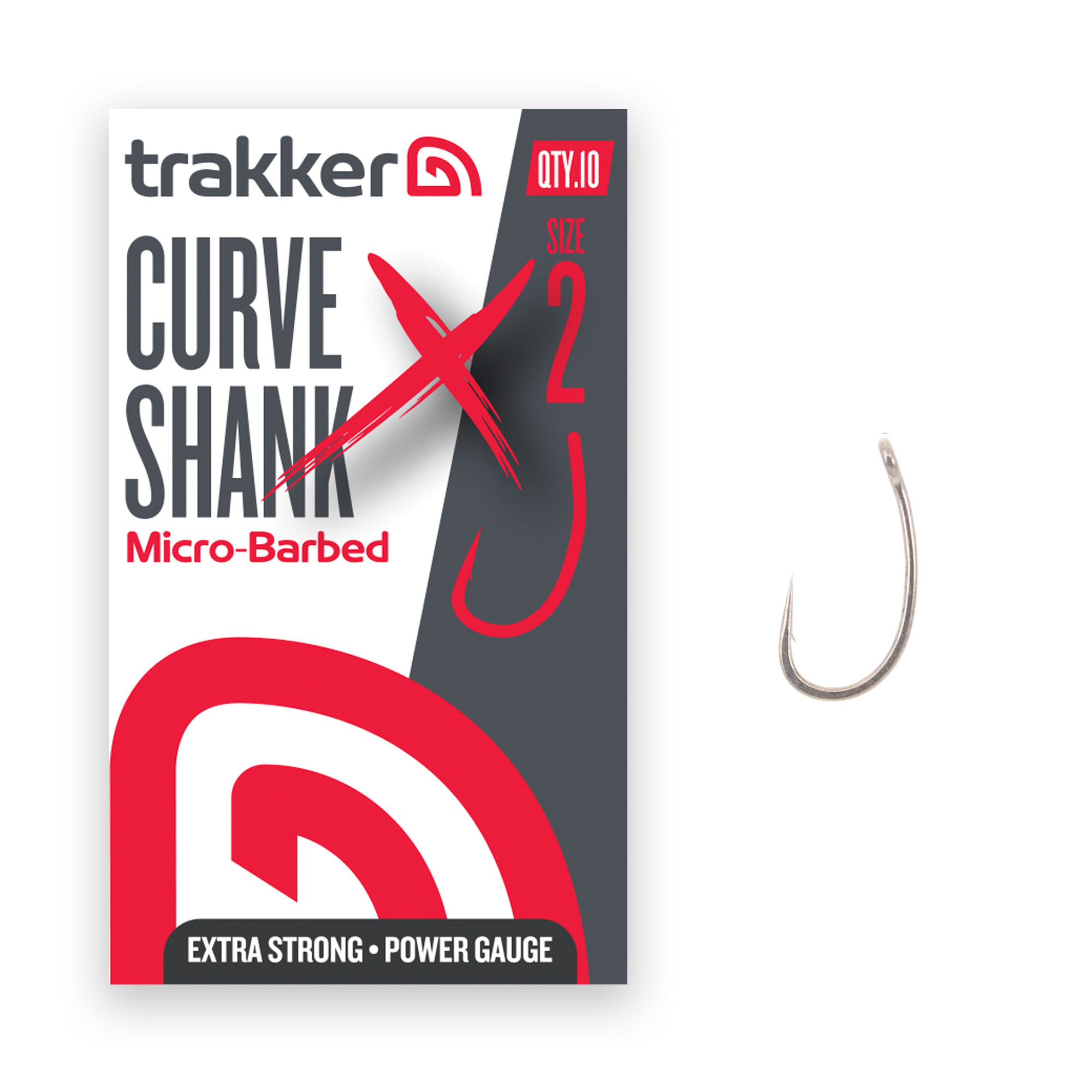 Hameçons Trakker Curve Shank XS Hooks Micro Barbed (10 pcs)