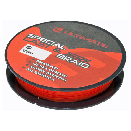 Ultimate Special Cast & Jerk Braid Fluo Red 0,25mm 18kg 150m