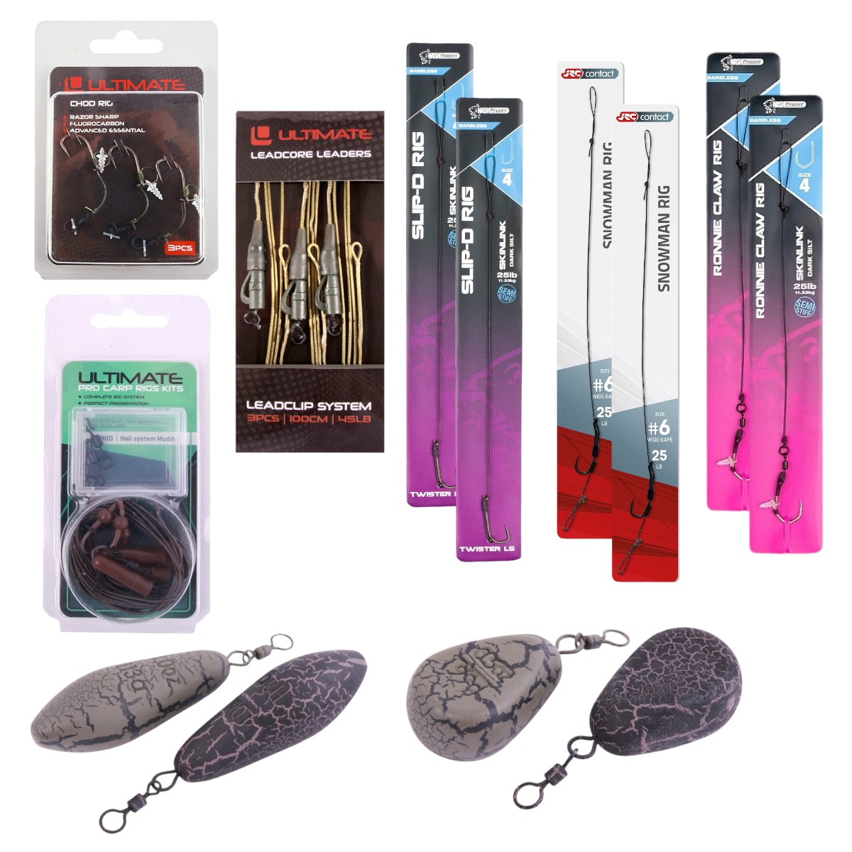 Ultimate Carp Leader Rig Set Complete