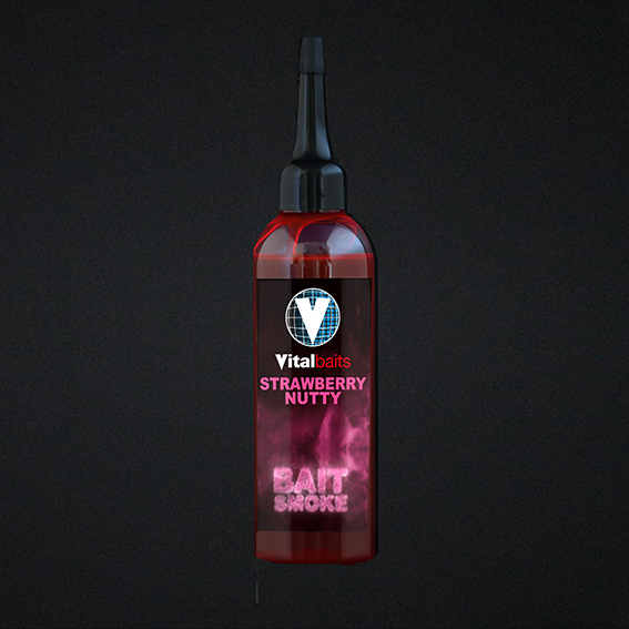 Attractant Vital Baits Bait Smoke Liquid (100ml) - Strawberry Nutty