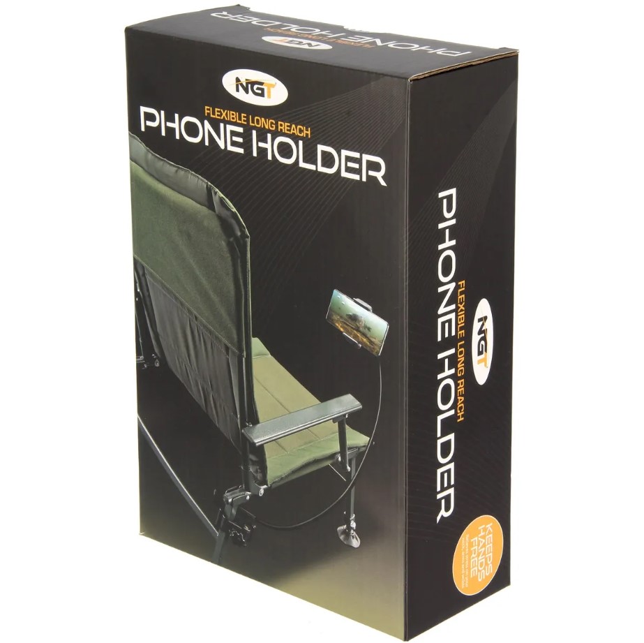 Support téléphone NGT Phone Holder With Chair Adaptor And Flexi Arm