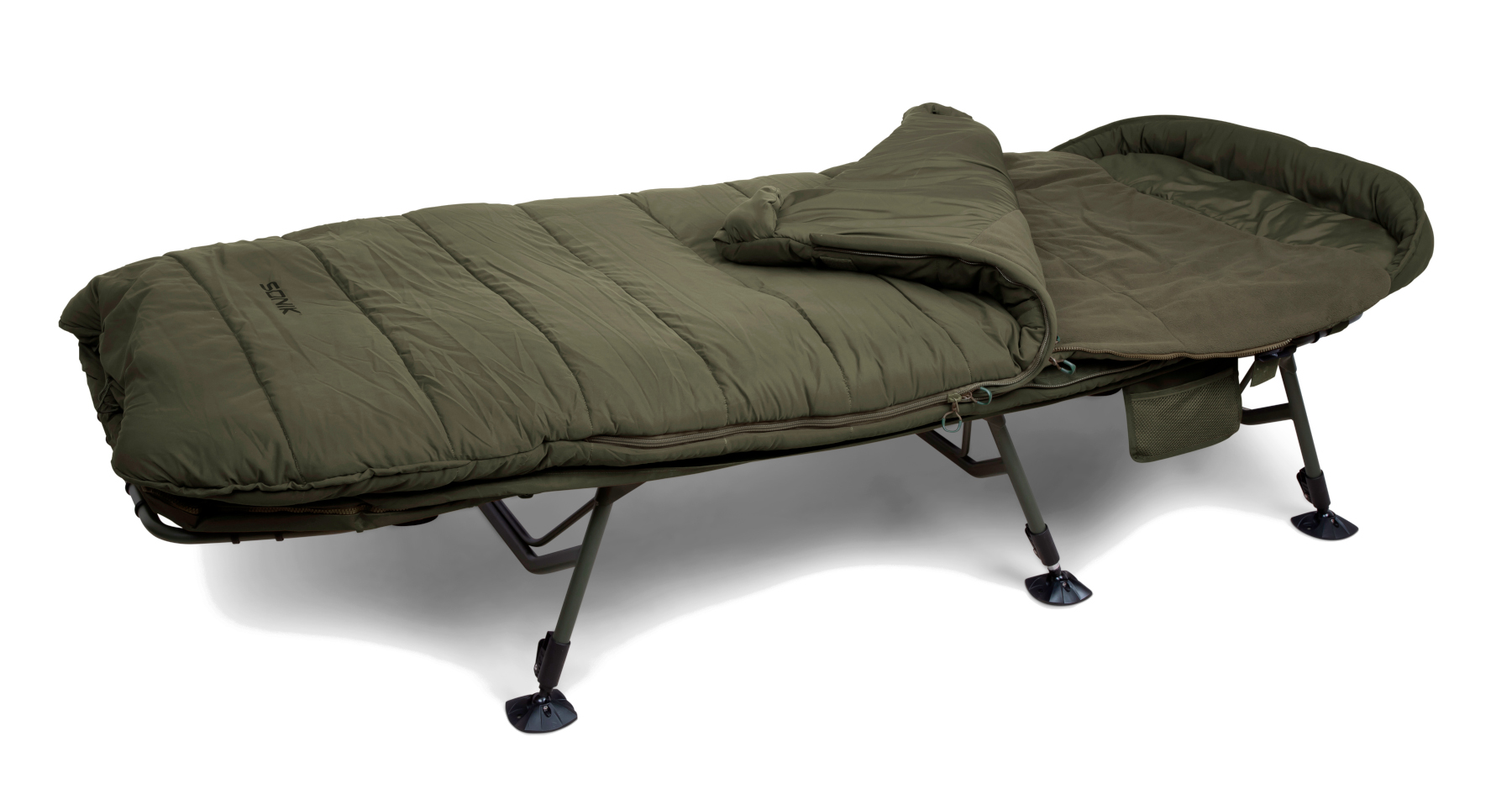 Bedchair Sonik AXS Sleep System Comfort Memory Foam Stretcher (Incl. Sac de couchage)