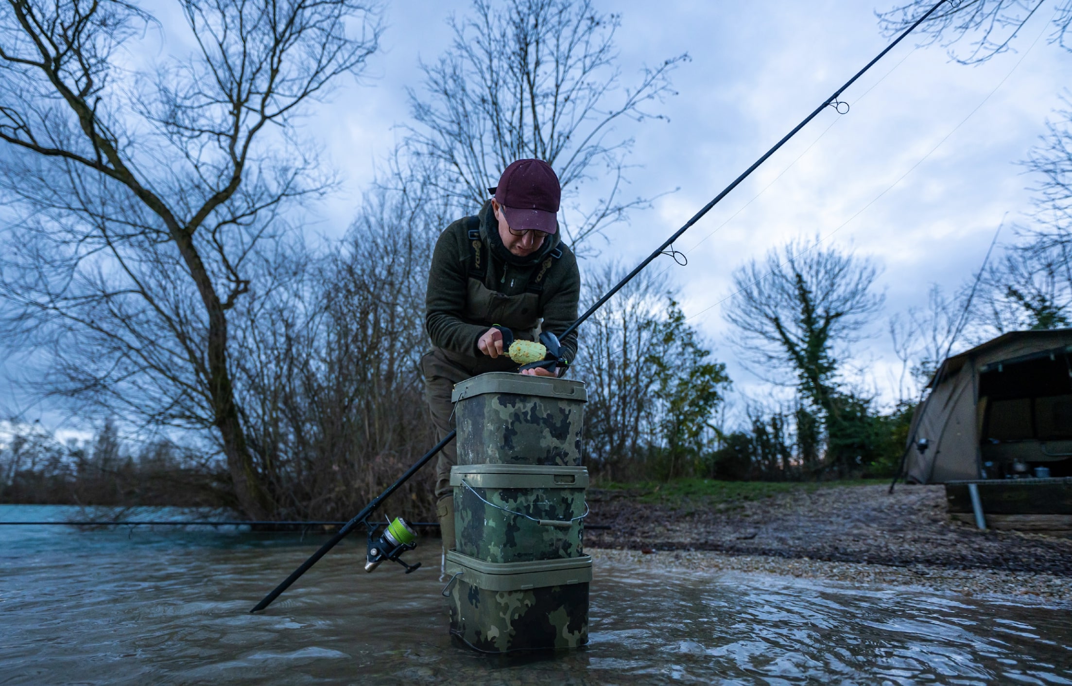 Canne Carpe Korda Kaizen Green Spod 12ft (5lb)