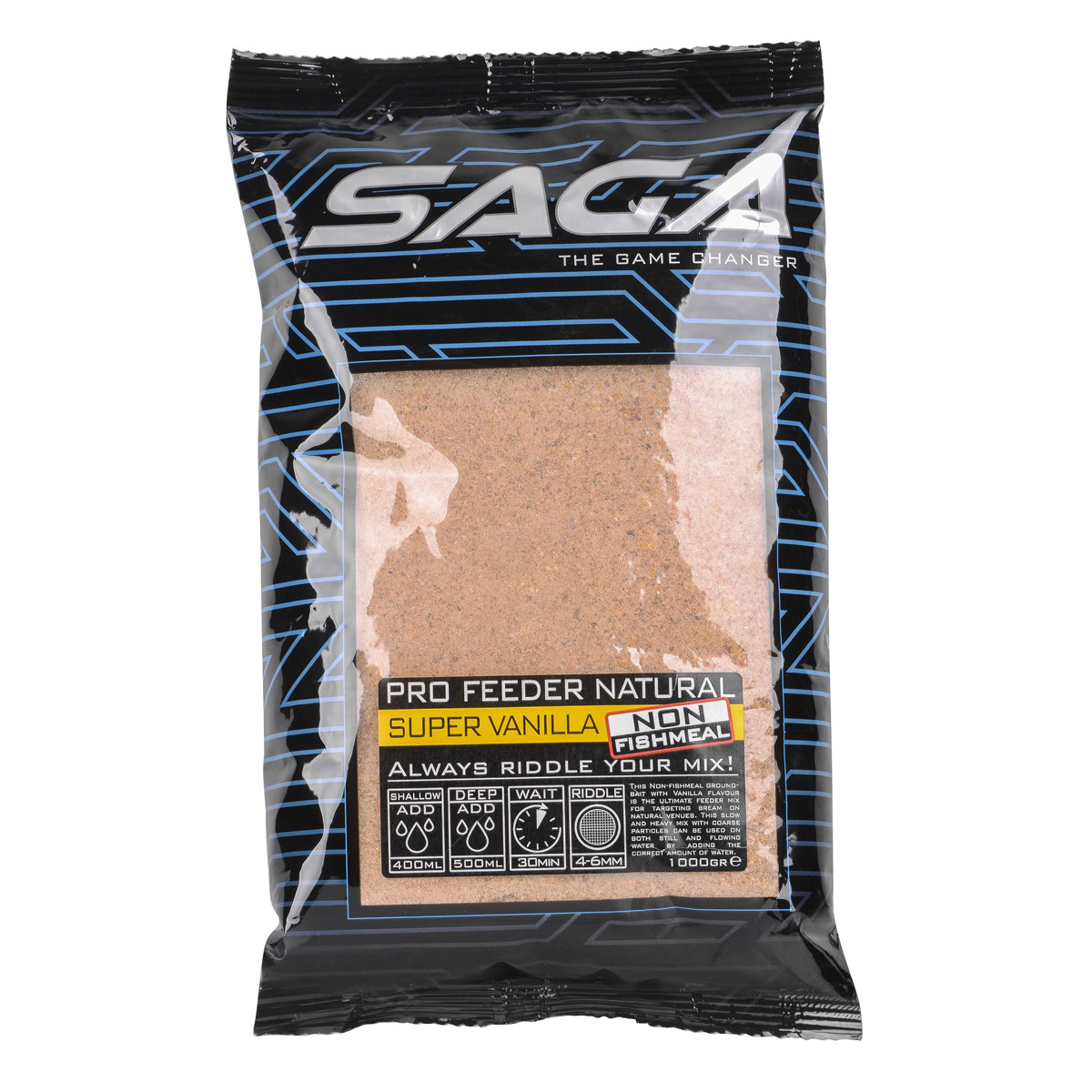 SAGA Pro Feeder Natural, Super Vanilla Groundbait (1kg)