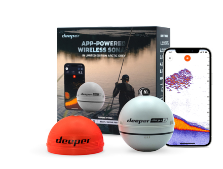 Sondeur Deeper Chirp+2 Arctic Grey Fishfinder (Edition limitée)