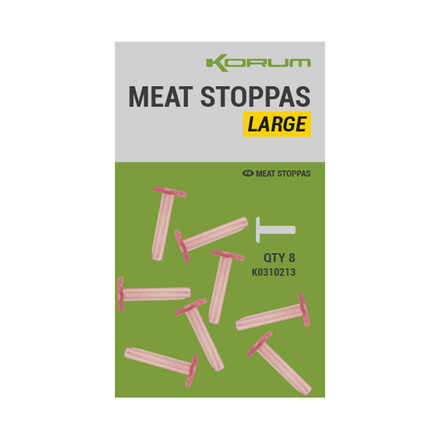 Korum Meat Stoppas - Large (8 Pcs)