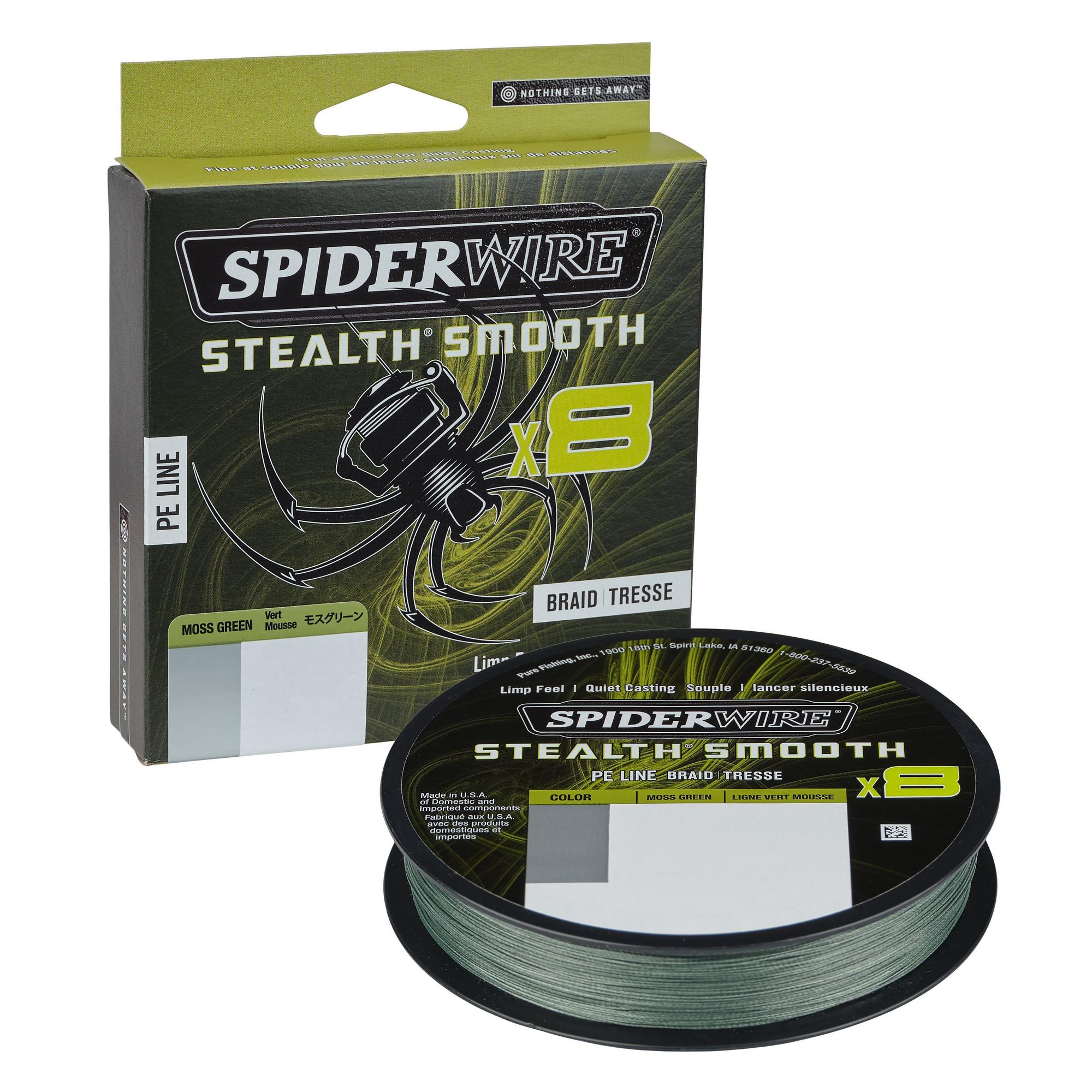 Tresse Spiderwire Stealth Smooth 8 Moss Green (150m)