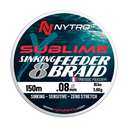 Tresse Nytro Sublime X8 Sinking Feeder Braid 150m