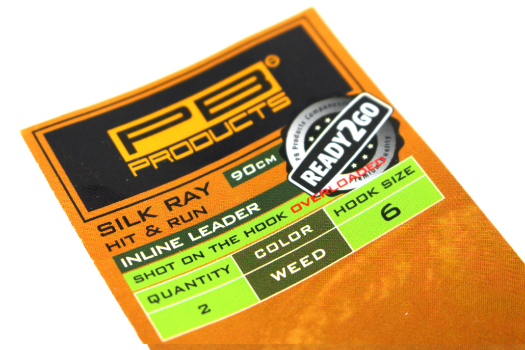 PB Products R2G Inline SR Leader 90 / Shot on the Hook Overloaded Rig (90cm) (2 pcs)