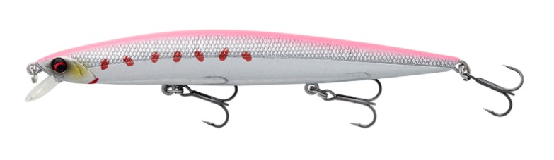 Leurre flottant Savage Gear Sea Bass Minnow Floating 14cm (18.5g) - Pink Sardine