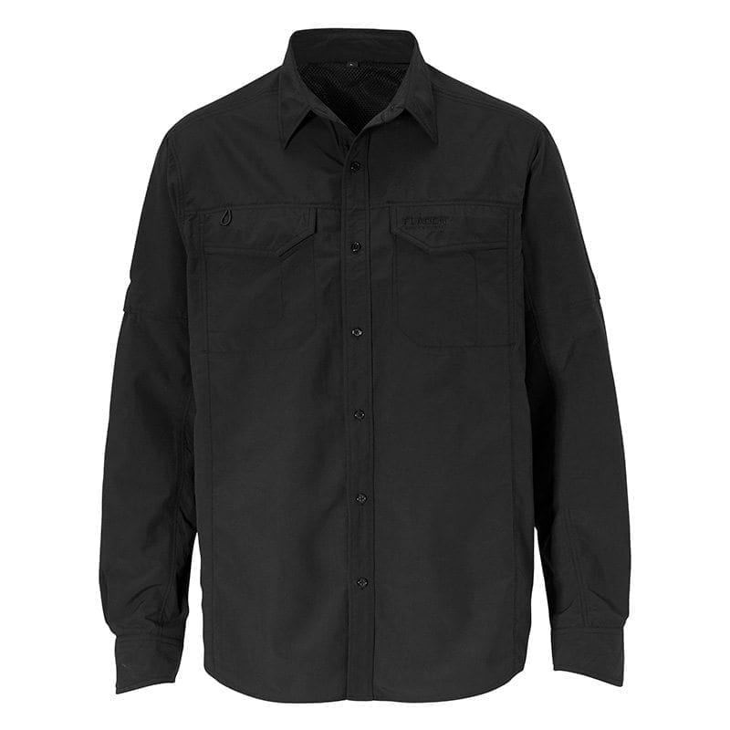 Chemise Fladen Authentic Summer Shirt UV 50+ Black