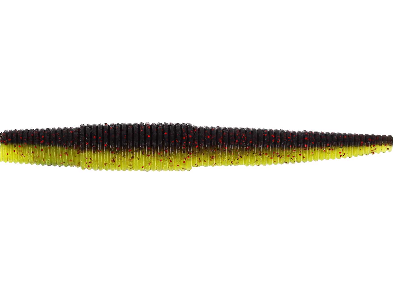 Westin Ned Worm 9cm - Black & Chartreuse