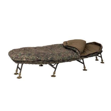 Trakker Levelite Oval MF-HDR Bedchair + Sac de couchage