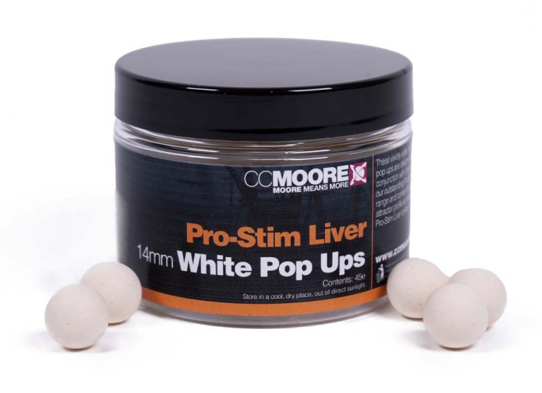 CC Moore Pro-Stim Pop-ups Foie (14mm) - White