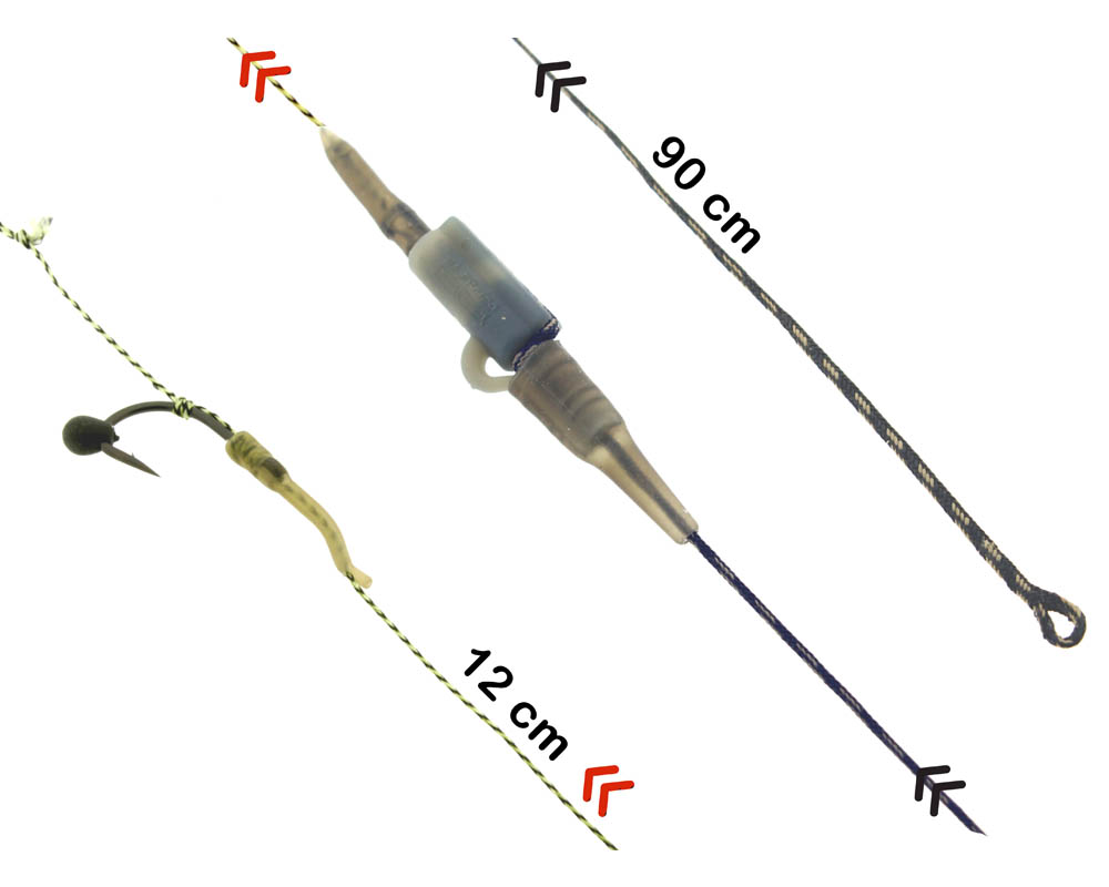 Bas de ligne PB Products R2G Clip SR Leader + 2 Shot On The Hook Rigs