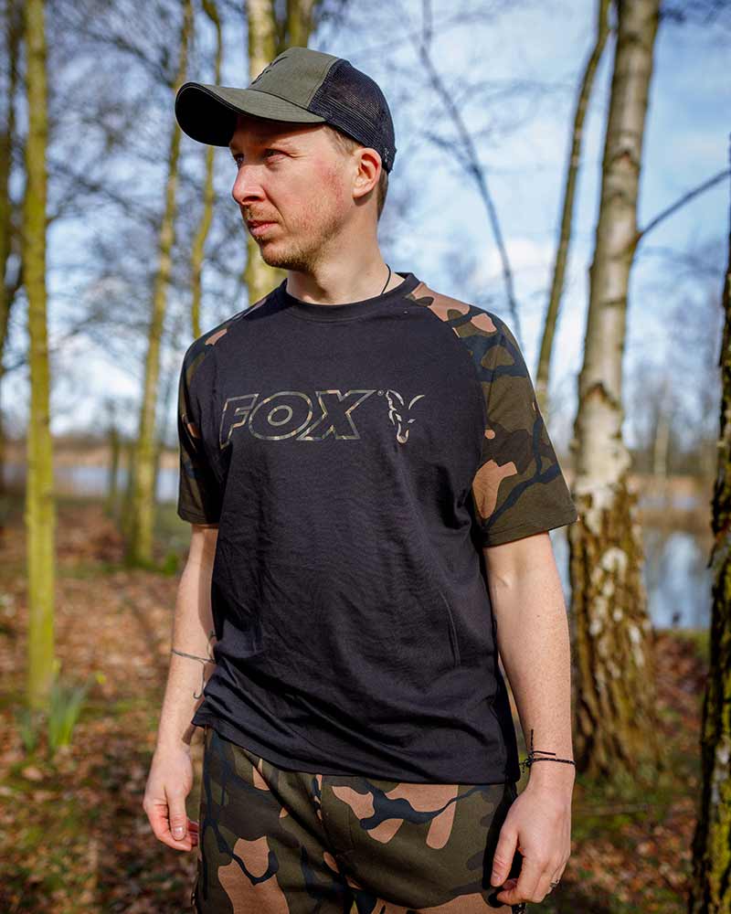 Fox Black/Camo Outline T-shirt