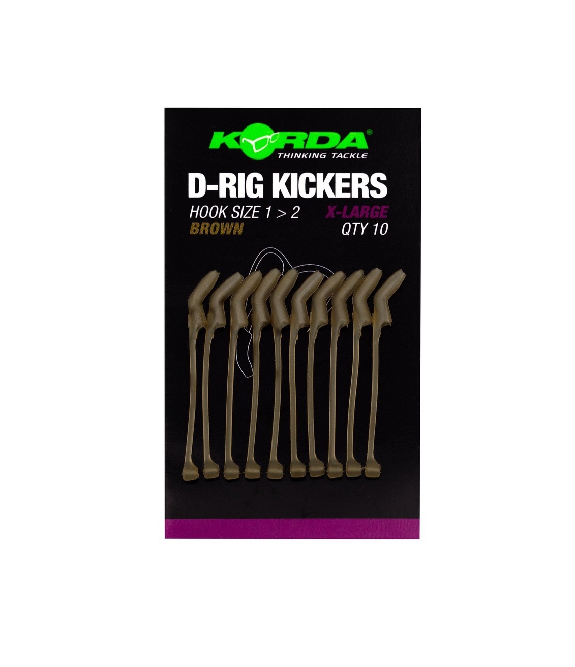 Korda D-RIG Kickers Marron (10 pièces)