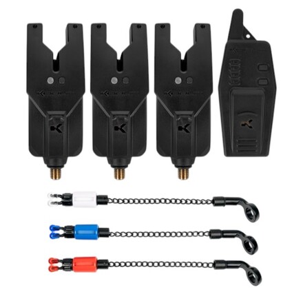 Set de détecteurs Korum KRI 3 Rod Remote Alarm & Indicator Set