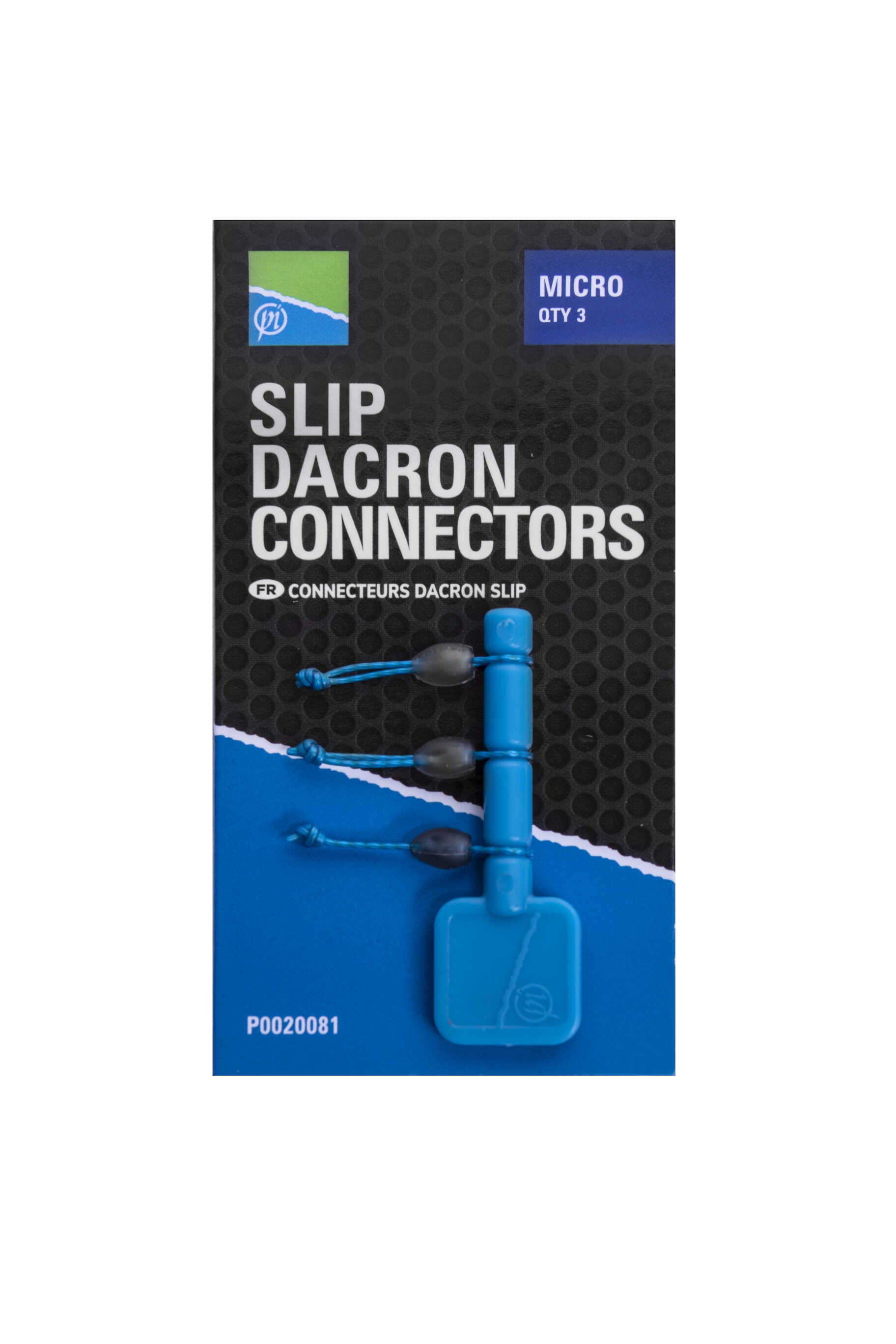 Connecteurs d'élastique Preston Slip Dacron (3 pcs)