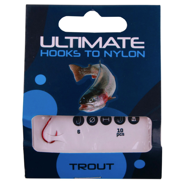 Ultimate Allround Trout Set - Bas de lignes Ultimate Hooks to Nylon Trout