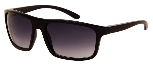 Lunettes de Soleil Polarisantes Sport - Matt Black Frame, Gradient Grey Lens