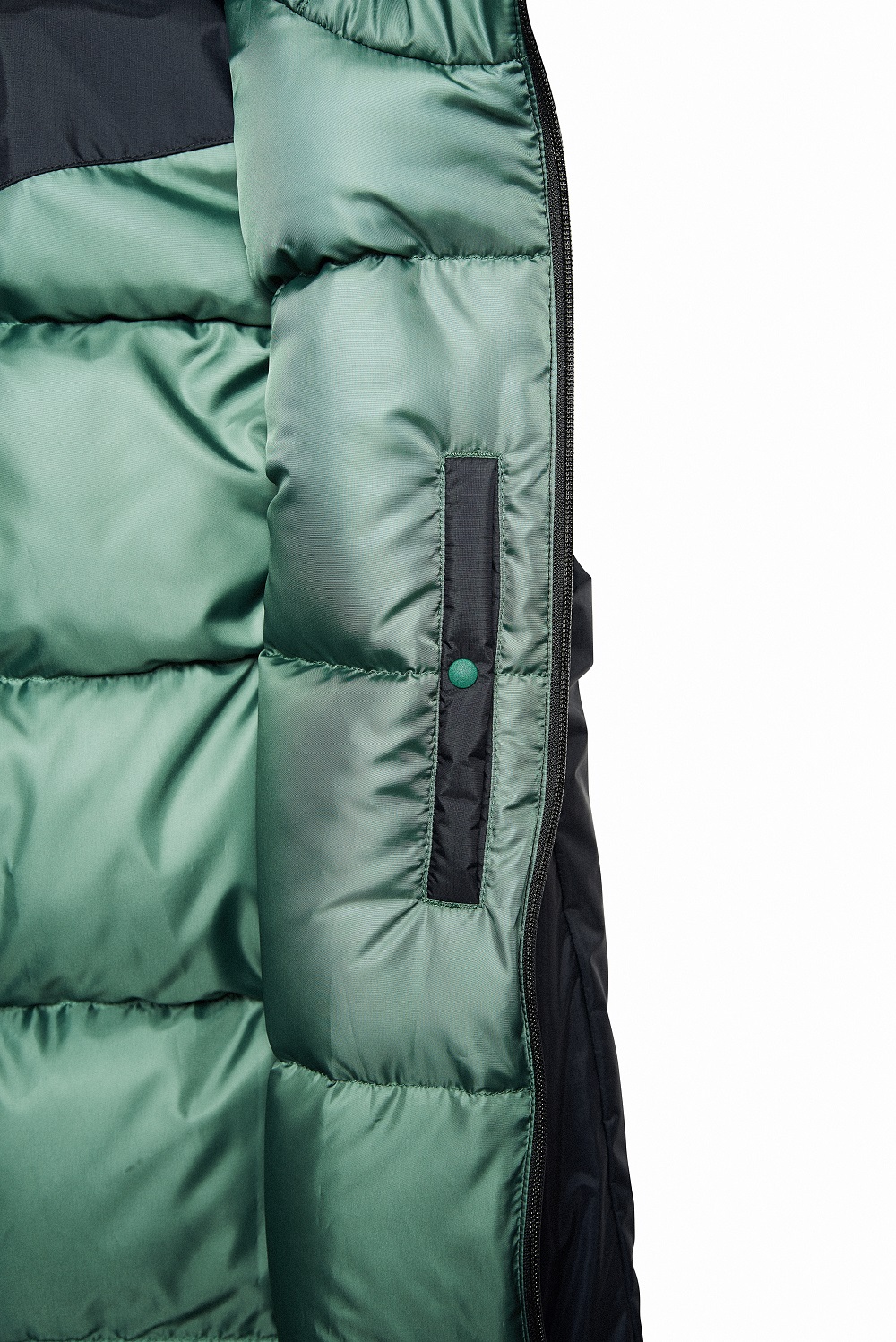 Gilet Spro Aurora Down Vest Black Moss Green