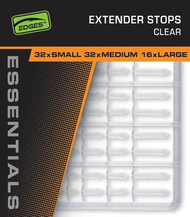 Stops bouillettes Fox Edges Extender Boilie Stoppers Clear