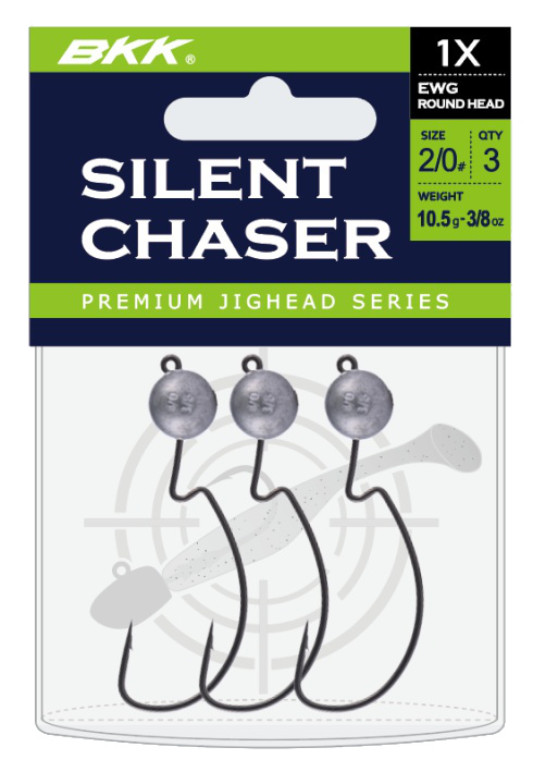 Têtes plombées BKK Silent Chaser 1X EWG Round Head #1/0