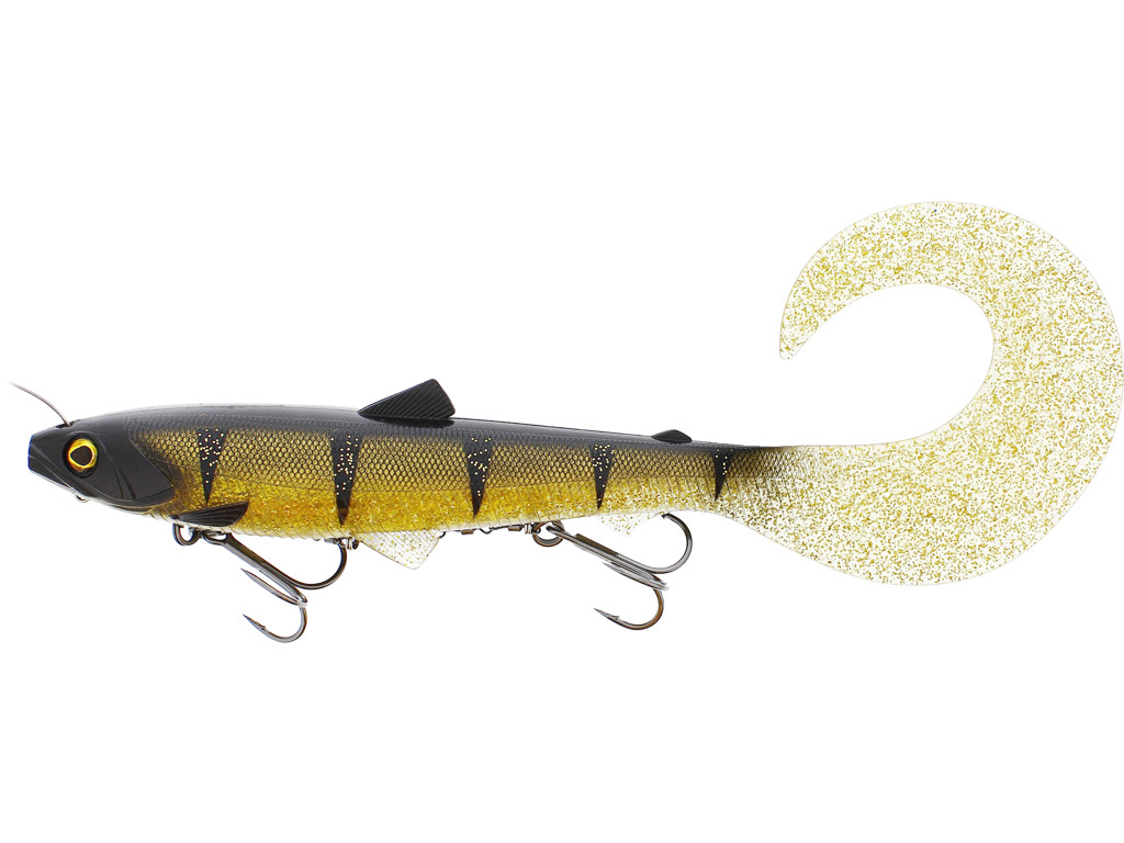 Leurre Souple Coulant Westin Bullteez Curltail Inline 33cm (230g) - Cola Perch