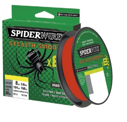 Ligne tressée Spiderwire Stealth Smooth 8 Rouge 300m