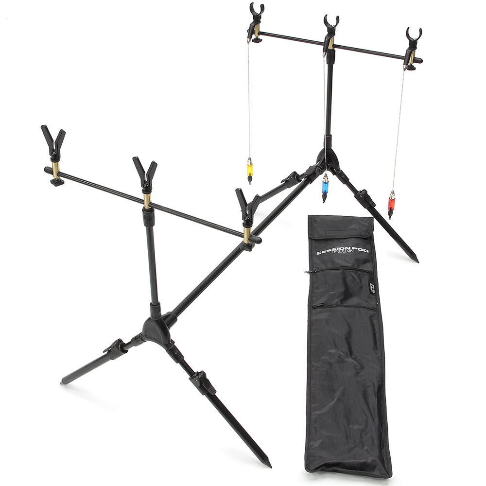 Ensemble Complet Angling Pursuits Rod Pod + Set Détecteurs 2+1