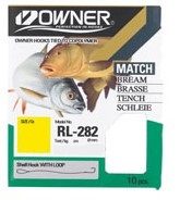 Bas de ligne pour poisson blanc Owner RL282 MatchSchle (10 pièces) (70 cm)