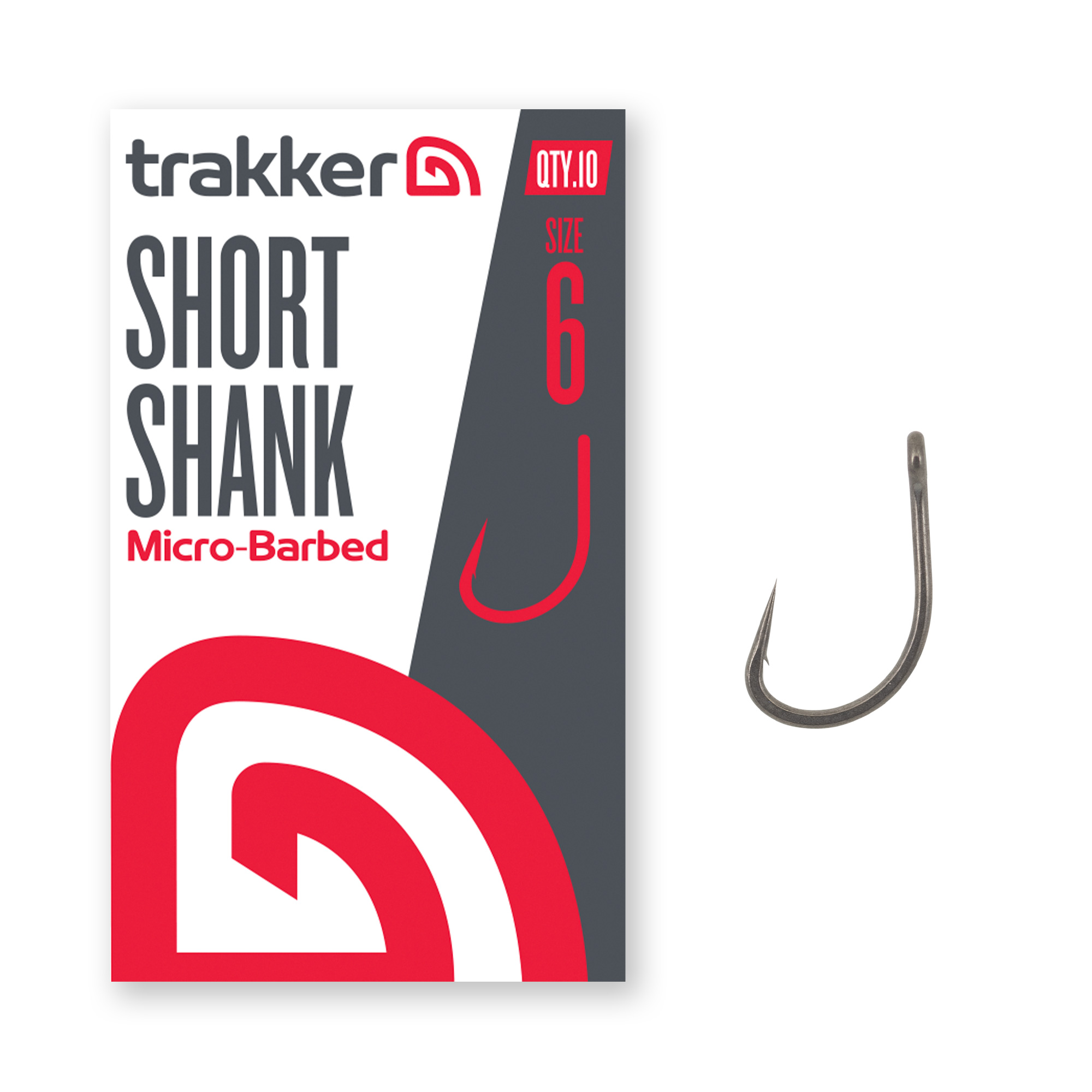 Hameçons Trakker Short Shank Hooks Micro Barbed (10 pcs)