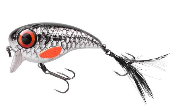 Spro Fat Iris 60 + Spro Stainless Wire Leaders - Shining Roach