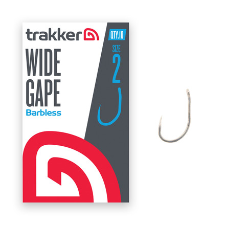 Hameçons Trakker Wide Gape Hooks Barbless (10pcs)