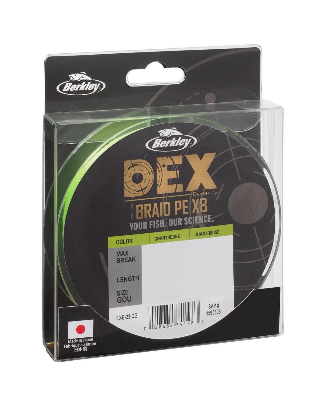Tresse Berkley Dex X8 PE Chartreuse (300m)